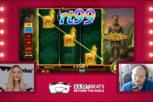 Tampilan visual slot Mighty Crown: Empire of Gold dengan format tiga gulungan yang elegan.